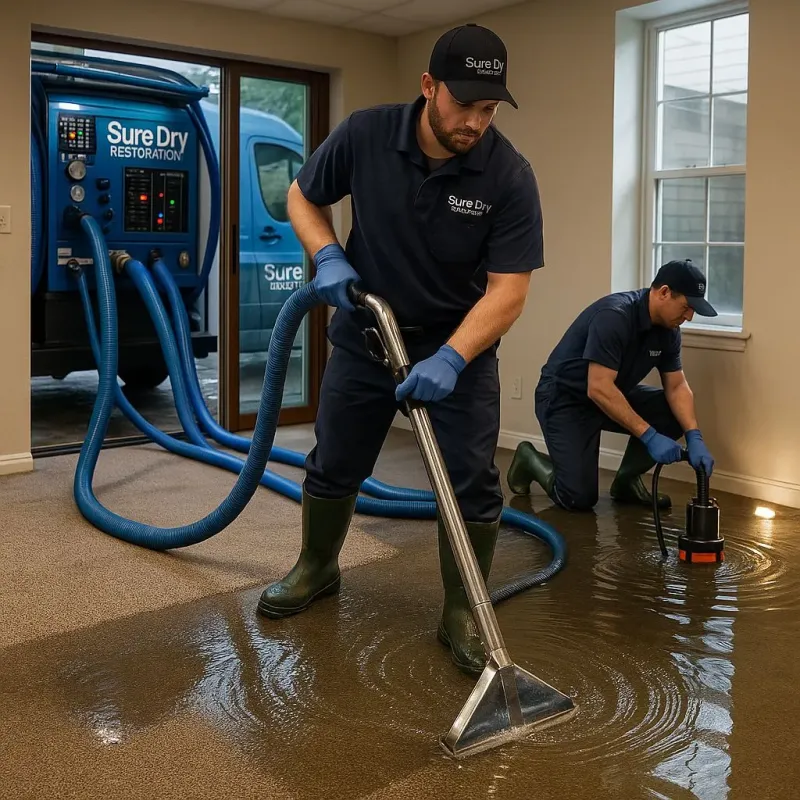 Water Extraction and Removal process in Head of the Harbor, NY
